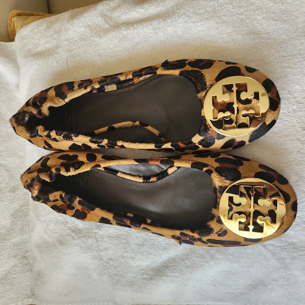 Tory Burch Leopard Print Flats